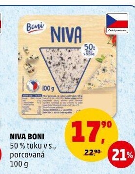 Sýr Niva 50% Boni
