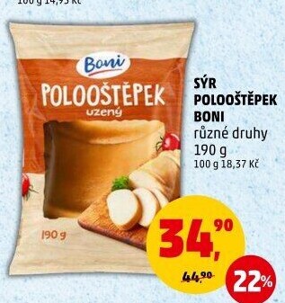 Sýr Polooštěpek Boni