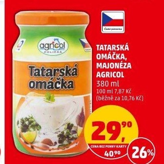 Tatarská omáčka Agricol