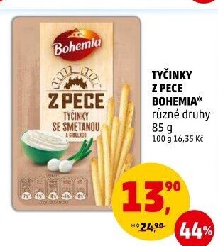 Tyčinky Z pece Bohemia Chips