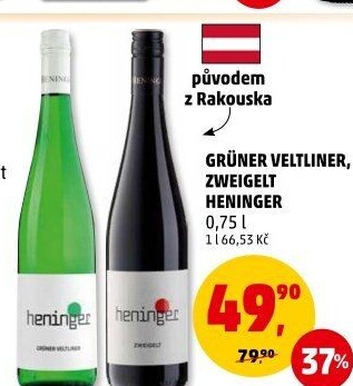 Víno Grüner Veltliner Heninger