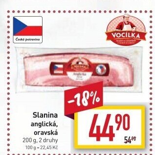 Anglická slanina Vocílka