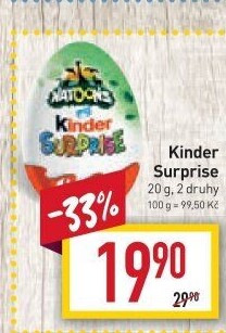 Čokoládové vajíčko s překvapením Kinder Surprise