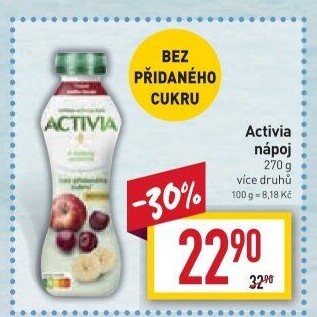 Jogurtový nápoj Activia Danone