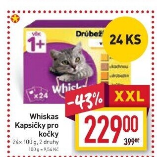 Kapsičky pro kočky Whiskas
