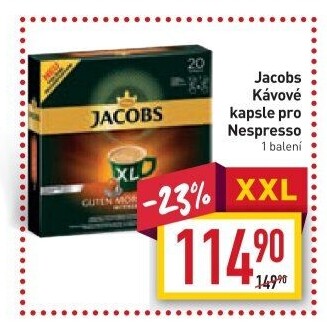 Kapsle Nespresso Jacobs
