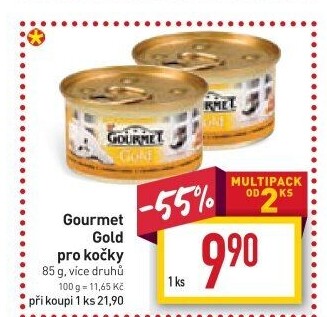 Konzerva pro kočky Gold Gourmet Purina