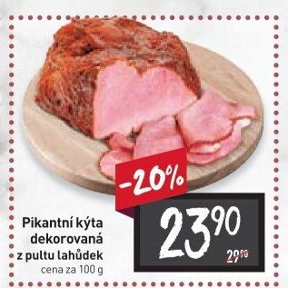 Kýta dekorovaná pikantní