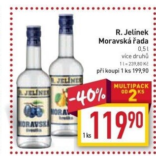 Pálenky Moravská řada Rudolf Jelínek
