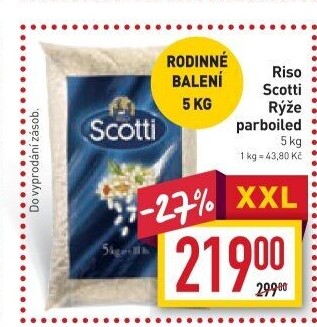 Rýže parboiled Riso Scotti