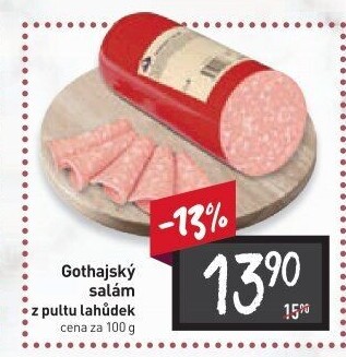 Salám Gothaj Kostelecké uzeniny