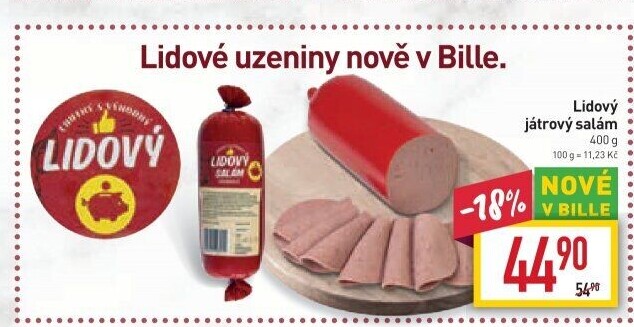 Salám Lidový játrový