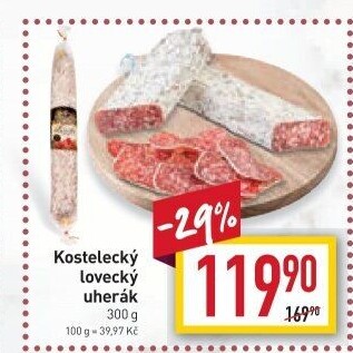 Salám Uherák lovecký Kostelecké uzeniny