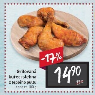 Stehno kuřecí grilované
