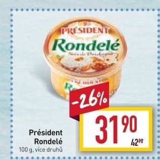 Sýr termizovaný Rondelé President