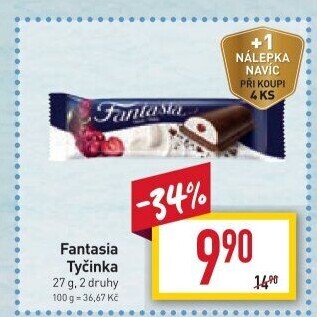 Tyčinka Fantasia Danone
