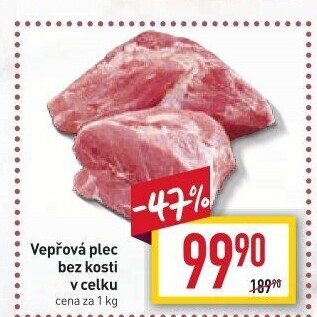 Vepřová plec bez kosti