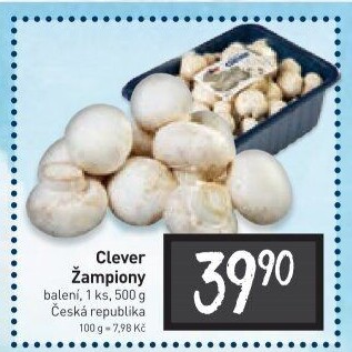Žampiony Clever