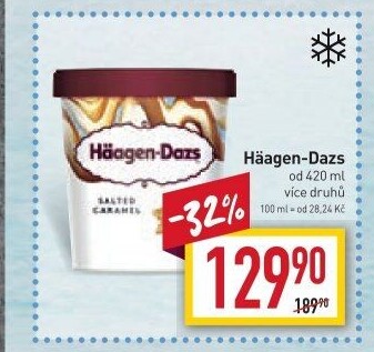 Zmrzlina v kelímku Häagen-Dazs