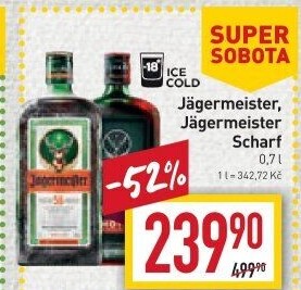Bylinný likér Jägermeister