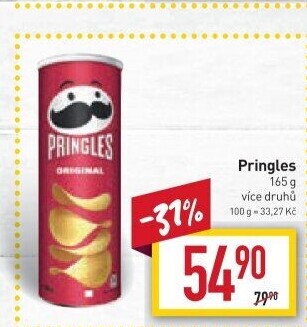 Chipsy Pringles - tubus