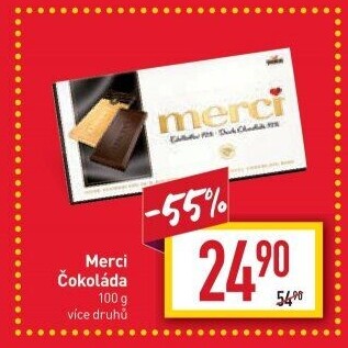 Čokoláda Merci