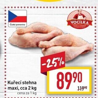 Kuřecí stehna Vocílka