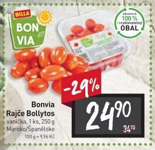 Rajčata cherry Billa Bonvia