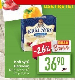 Sýr Hermelín Král sýrů