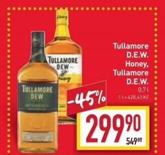 Whisky irská Tullamore Dew