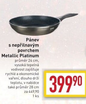 Pánev Metallic Platinum Banquet