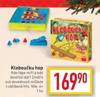 Stolní hra Kloboučku hop Dino