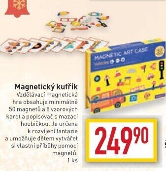 Vzdělávací hra Magnetický kufřík MierEdu