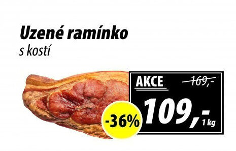 Uzené ramínko s kostí