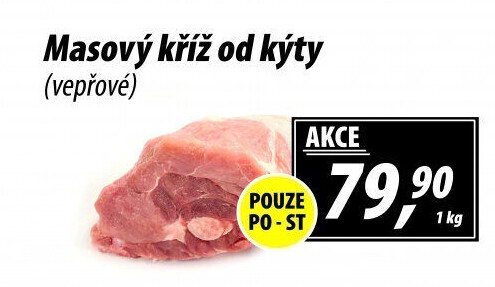 Vepřový kříž od kýty