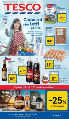 akční leták Tesco 26.10.2022-1.11.2022