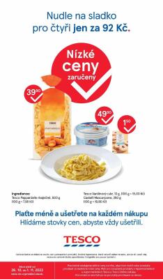 akční leták Tesco 26.10.2022-1.11.2022