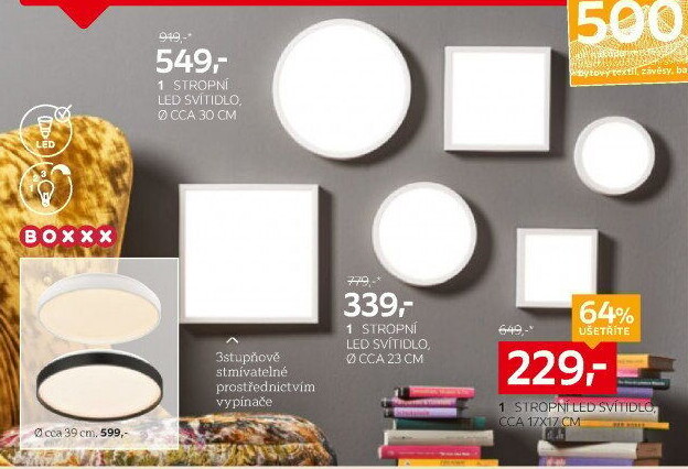 STROPNÍ LED SVÍTIDLO