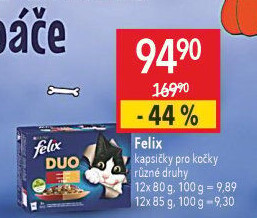 Kapsičky pro kočky Fantastic Duo Felix Purina