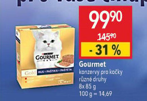 Konzerva pro kočky Gold Gourmet Purina