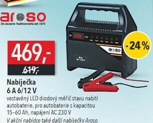 Nabíječka autobaterií Aroso