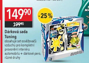 Osvěžovač do auta Power Air - dárková sada