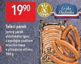 Párky s telecím masem Globus