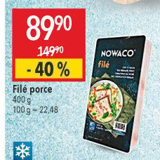 Rybí filé mražené Nowaco