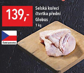 Selská kuřecí čtvrtky Globus