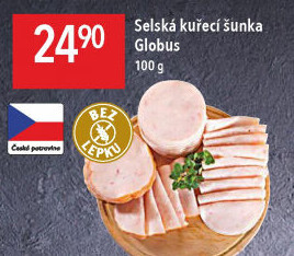 Selská kuřecí šunka Globus