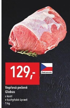 Vepřová pečeně s kostí Globus