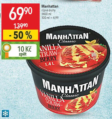 Zmrzlina v kelímku Manhattan Nestlé