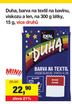 Barva na textil Duha Ideal