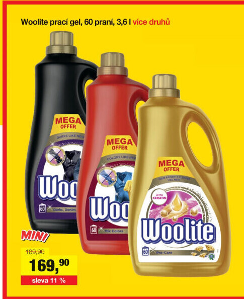 Prací gel Woolite